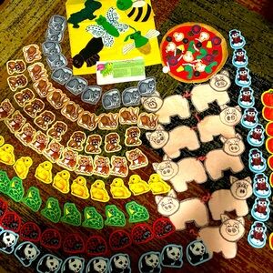 Flannel board pieces for counting, making pizza, and a fun poem